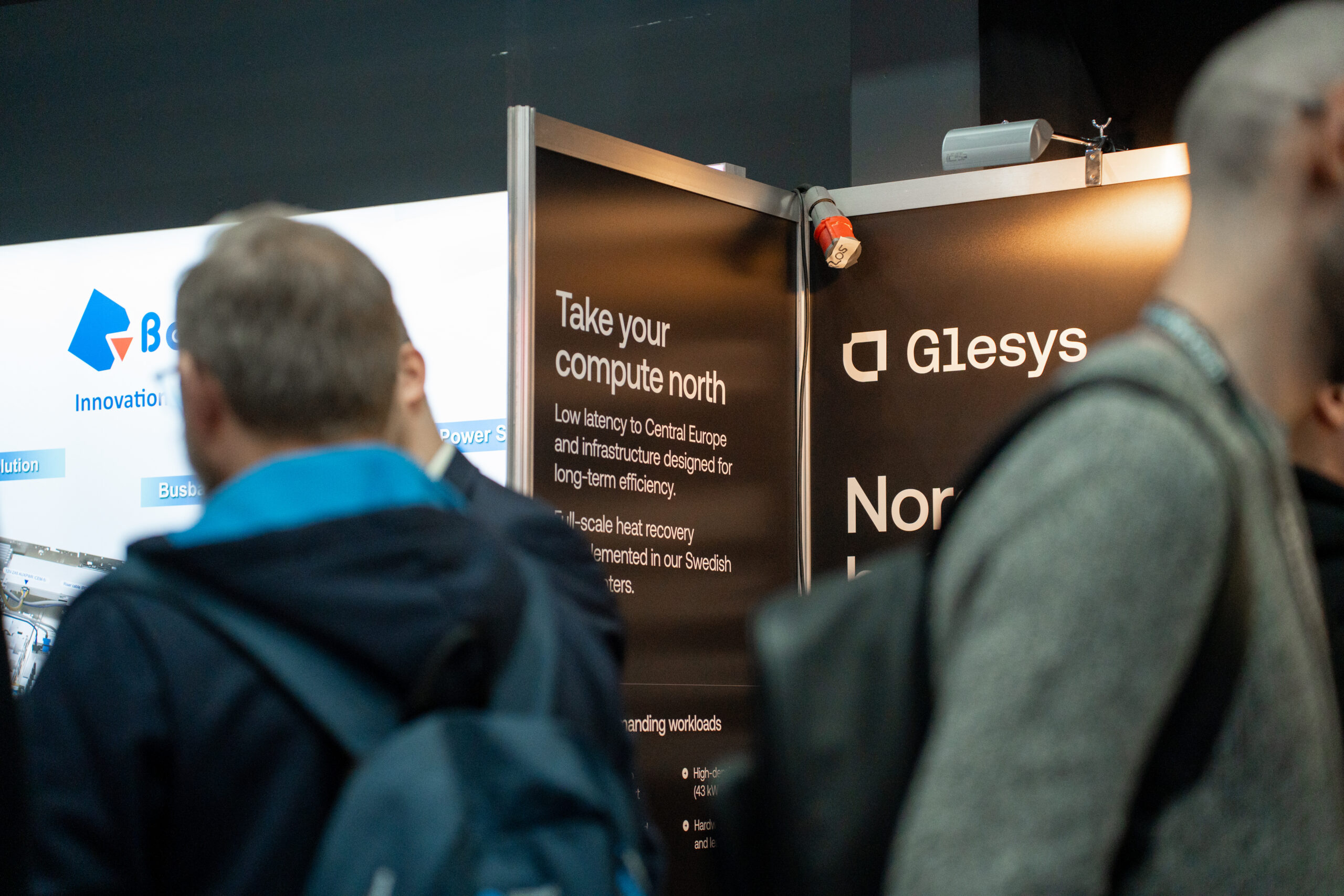Glesys booth at CloudFest 2026 highlighting Nordic infrastructure and the message “Take your compute north” for improved control and efficiency.